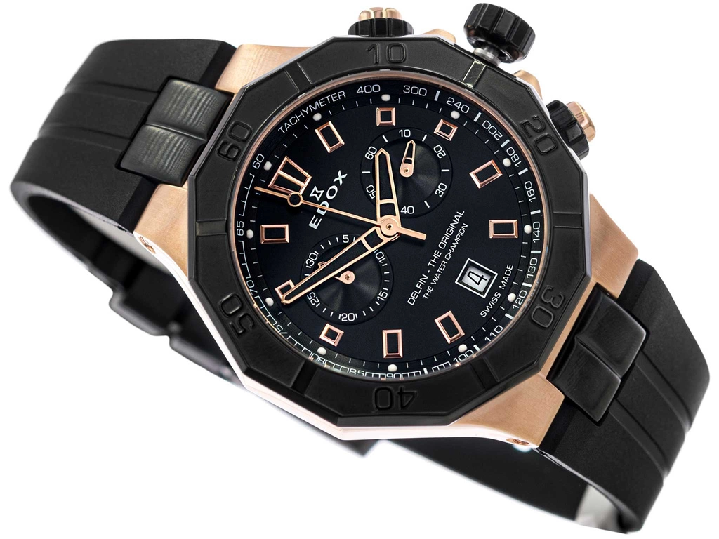 Zegarek męski EDOX 10113 37RNCA NIR Delfin