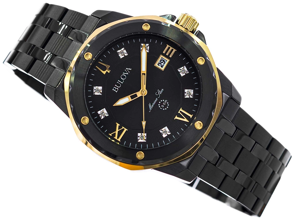 Zegarek męski BULOVA 98D176 Marine Star Diamonds