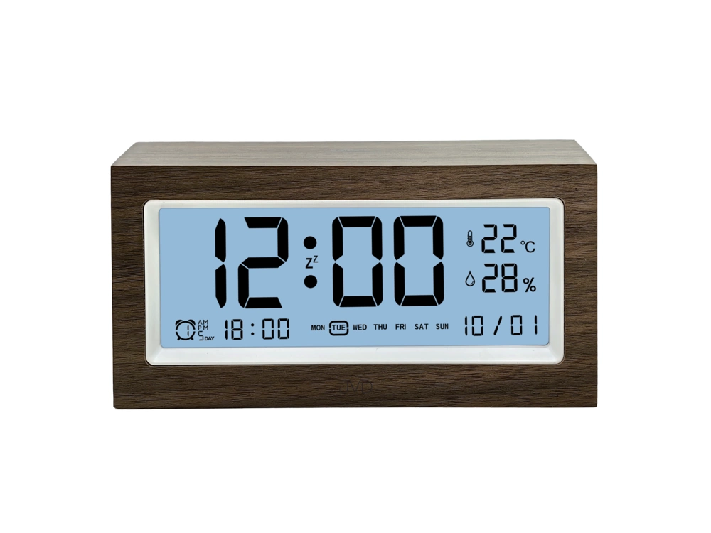 Budzik JVD SB2896 ALARM TERMOMETR HIGROMETR TIMER