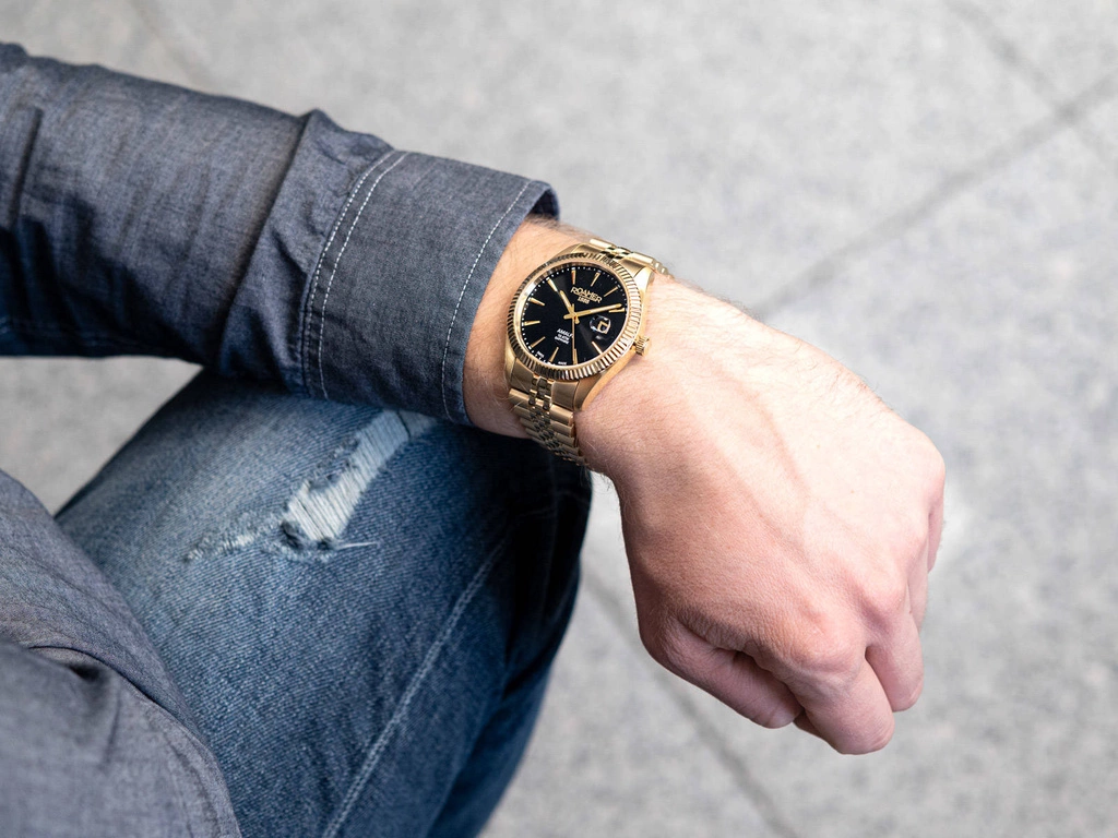 Zegarek męski ROAMER 852833 48 55 20 Amalfi Gents