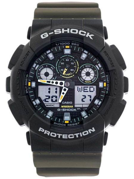 Zegarek męski CASIO G-SHOCK GA-100TU-1A3ER