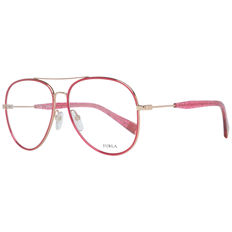 Okulary oprawki damskie Furla VFU278 08FC 56 Różowe
