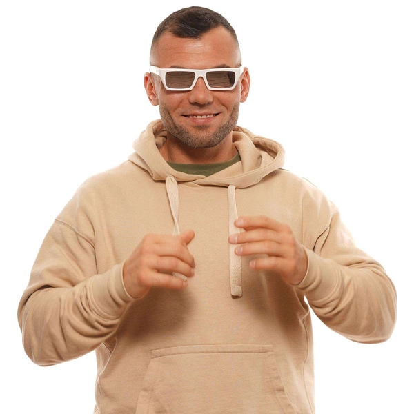 Okulary przeciwsłoneczne Męskie Polaroid PLD MSGM 1/G CCPEX 53 Białe