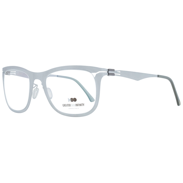 Okulary oprawki Męskie Greater Than Infinity GT002 V05 50 Srebrne