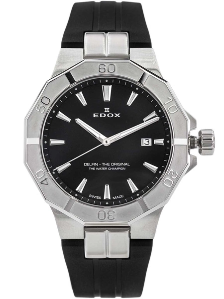 Zegarek męski EDOX 53021 3CA NIN  Delfin The Original Date 