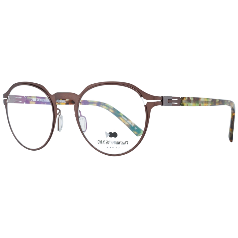 Okulary oprawki Męskie Greater Than Infinity GT049 V04 49 Brązowe