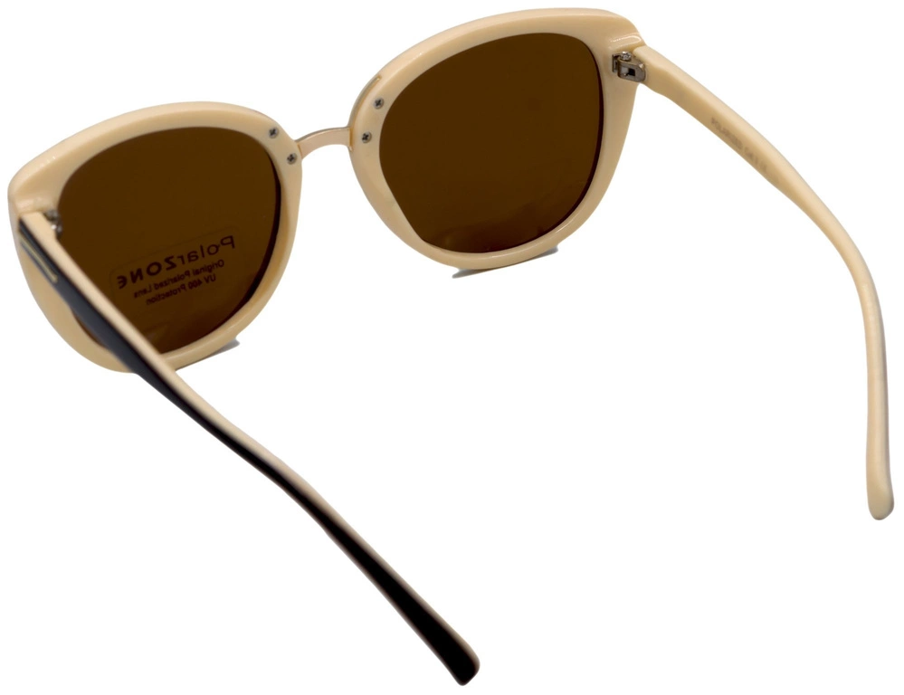 Okulary Przeciwsłoneczne PolarZONE PZ-728-15 brązowo-beżowe
