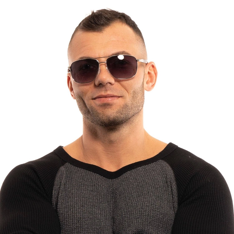 Okulary przeciwsłoneczne męskie Guess GF0212 10B 63 Srebrne