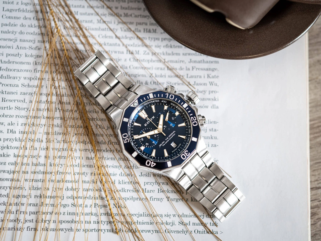 Zegarek męski EDOX 10112 3BUM BUIN Delfin