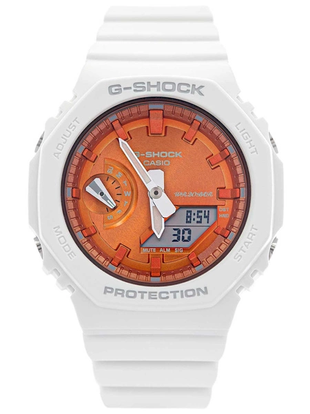 Zegarek damski CASIO G-SHOCK GMA-S2100WS-7AER Carbon Core Guard