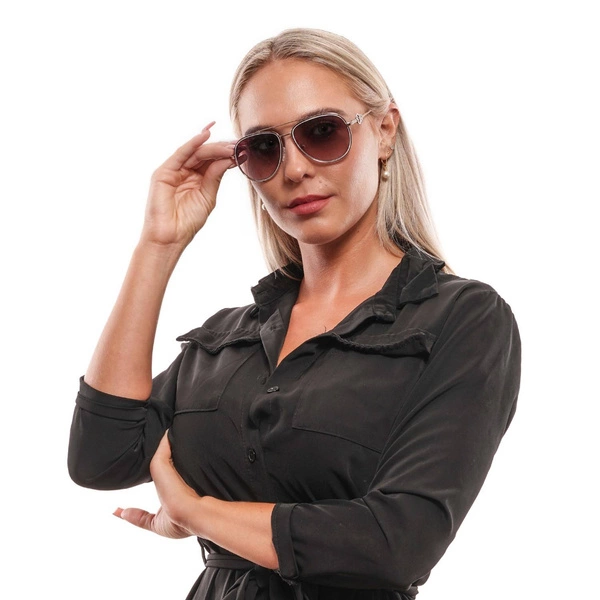 Okulary przeciwsłoneczne damskie Guess GF0344 32F 56 Złote