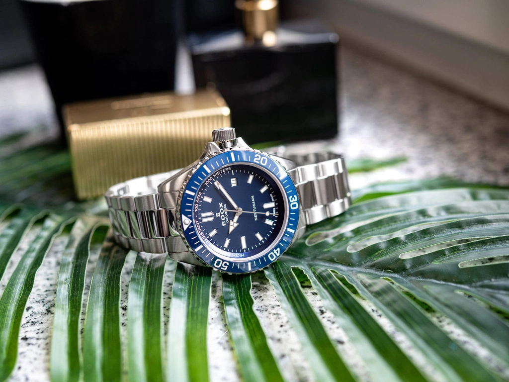 Zegarek męski EDOX 80120 3BUM BUF Sky Diver Neptunian