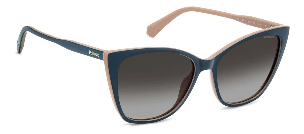 Okulary przeciwsłoneczne damskie Polaroid PLD 4181/S DB156LA Niebieskie