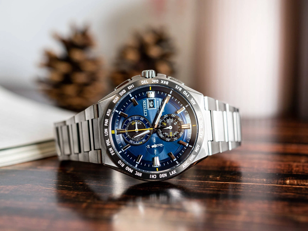 Zegarek męski Citizen AT8234-85L Super Titanium Eco-Drive