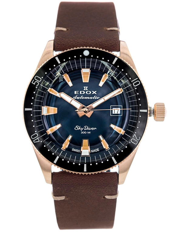 Zegarek męski EDOX 80126 BRN BUIDR Sky Diver