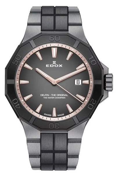 Zegarek męski EDOX 53021 37GNM NDR Delfin The Original Date 