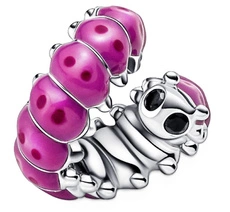 Charms Pandora 790762C01 z uroczą zwiniętą gąsienicą