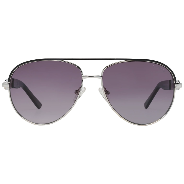 Okulary przeciwsłoneczne damskie Guess GF0287 06B 57 Srebrne