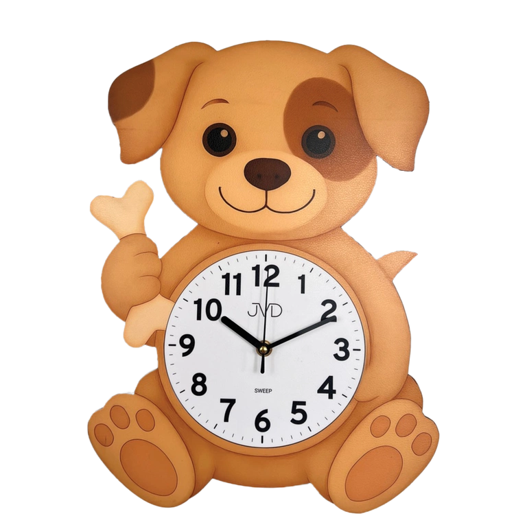 Zegar JVD HJ115 Piesek Dziecięcy Cichy mechanizm