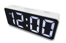 Budzik JVD SB524.3 ZASILACZ DRZEMKA PODŚWIETLENIE