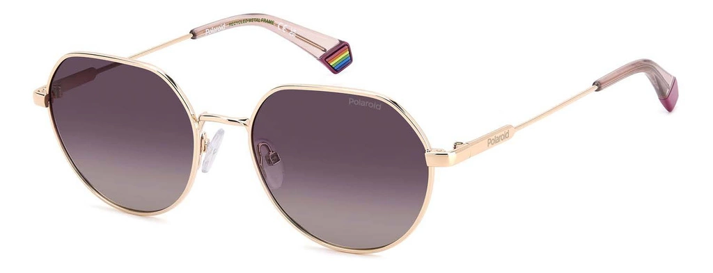 Okulary przeciwsłoneczne Unisex Polaroid PLD 6236/S/X S9E54JR Złote
