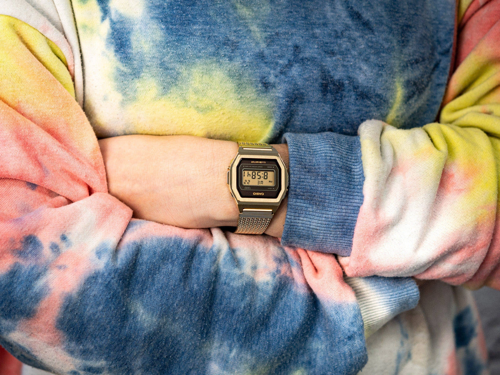 Zegarek Damski Casio A1000MGA-5EF - CrazyTime.pl