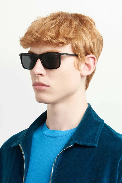 Okulary przeciwsłoneczne Męskie Polaroid PLD 4137/S 807M9 58 Czarne