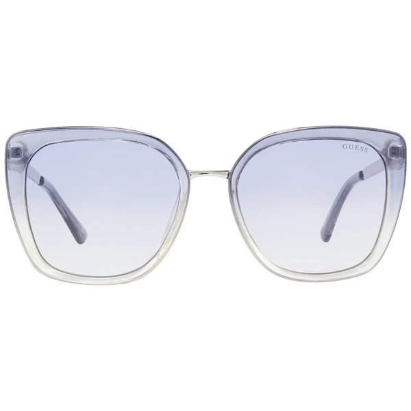 Okulary przeciwsłoneczne damskie Guess GF6124 10V 54 Srebrne