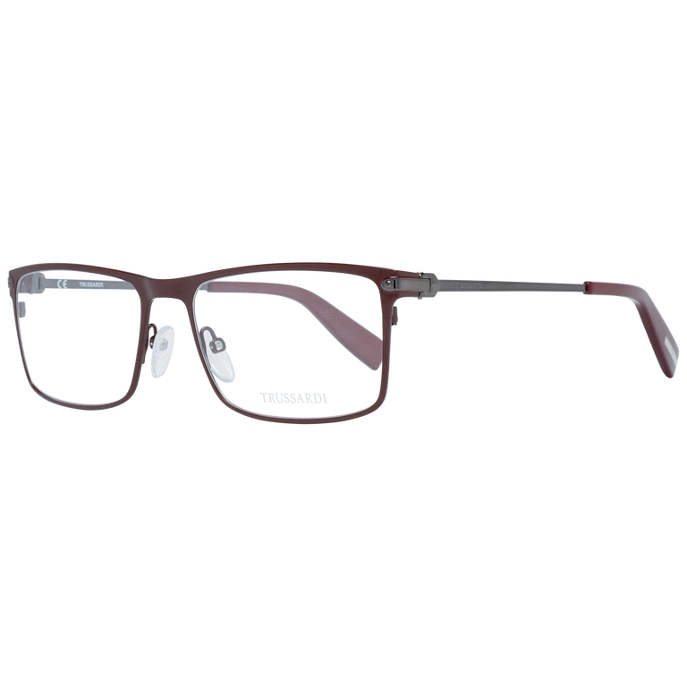 Okulary oprawki Męskie Trussardi VTR024 0KAP 55 Czerwone