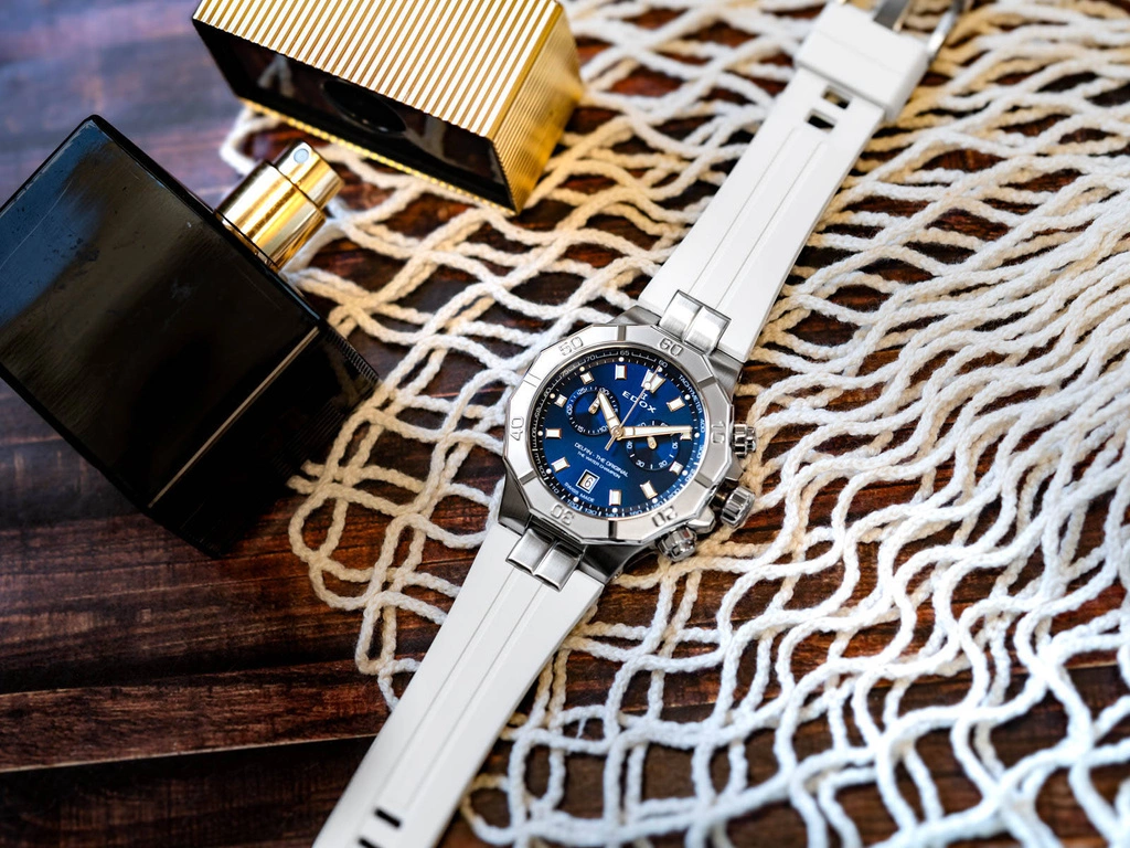 Zegarek męski EDOX 10113 3CAB BUIN Delfin