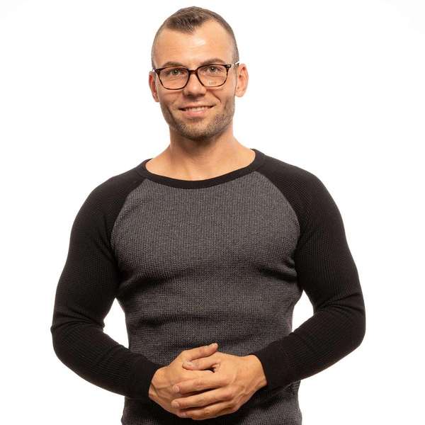 Okulary oprawki Męskie Lozza VL4089 06YH 53 Brązowe