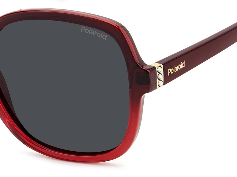 Okulary przeciwsłoneczne damskie Polaroid PLD 4177/S/X C9A55M9 Czerwone