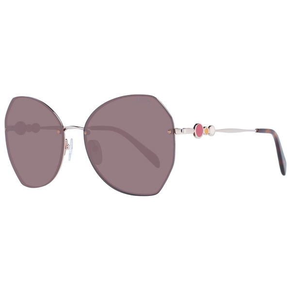 Okulary przeciwsłoneczne Damskie Emilio Pucci EP0178 28E 61 Różowe złoto