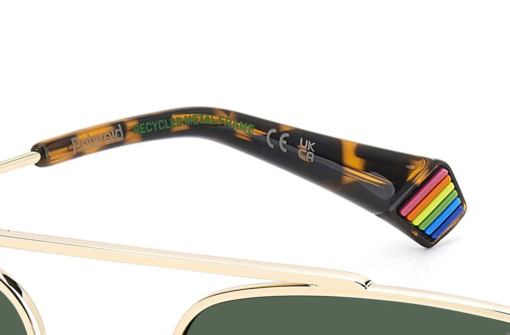 Okulary przeciwsłoneczne Polaroid PLD 6235/S/X PEF56UC Złote