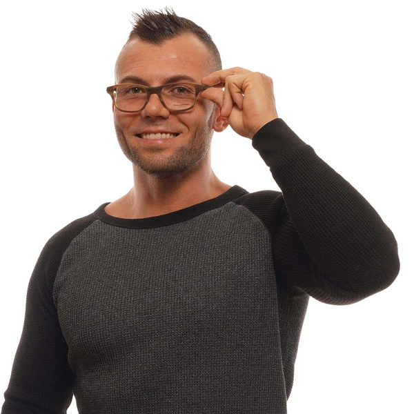 Okulary oprawki Męskie Zegna Couture ZC5013 53 064 Brązowe