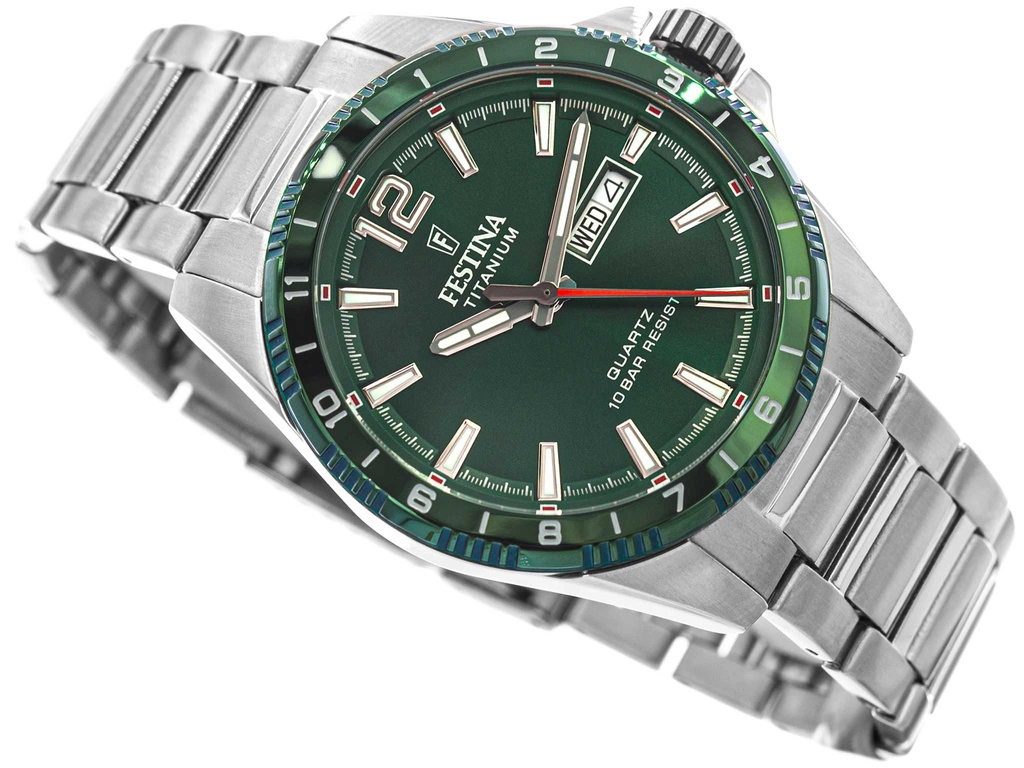 Zegarek męski FESTINA F20698/3 Titanium Date