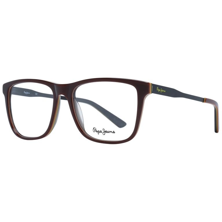 Okulary oprawki Męskie Pepe Jeans PJ3290 C2 53 Brązowe