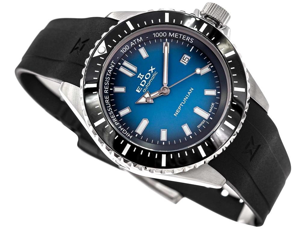 Zegarek męski EDOX 80120 3NCA BUIDN Sky Diver Neptunian