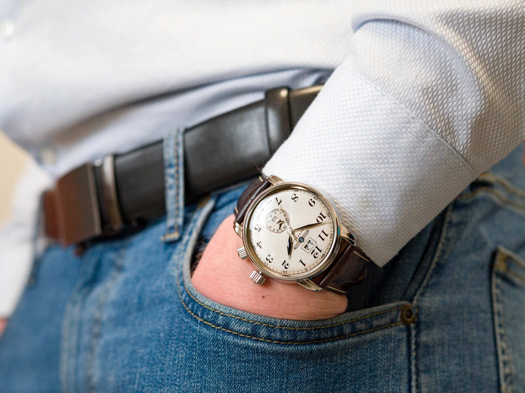 Zegarek męski ZEPPELIN L127 GRAF DUAL TIME 7644-5