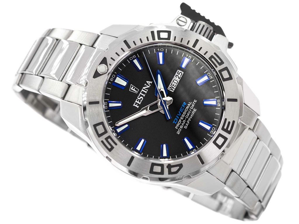 Zegarek męski FESTINA F20665/3 The Originals Diver Sapphire