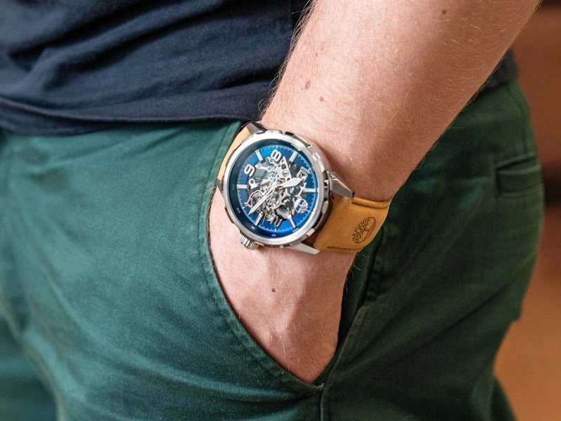 Zegarek męski TIMBERLAND TDWGE0041801 Montville Skeleton Automatic