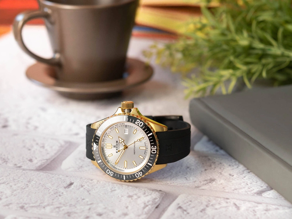 Zegarek męski EDOX 80120 37JCA AID Neptunian Automatic