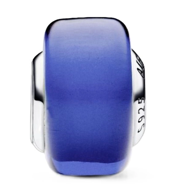 Charms Pandora 793105C00 mały z niebieski szkła Murano