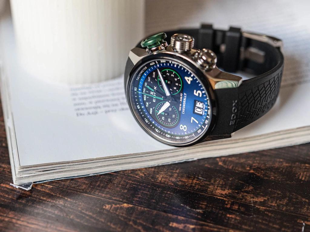 Zegarek męski EDOX 38003 TINV BUNV Chronorally