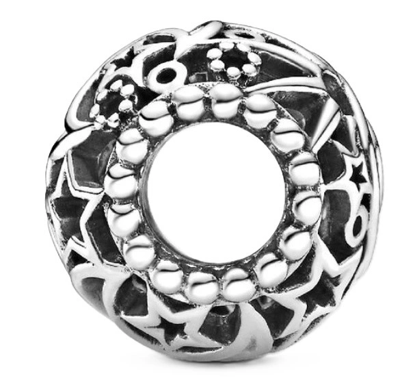 Charms Pandora 799183C00 Ażurowy ze słońcem, gwiazdami i księżycem