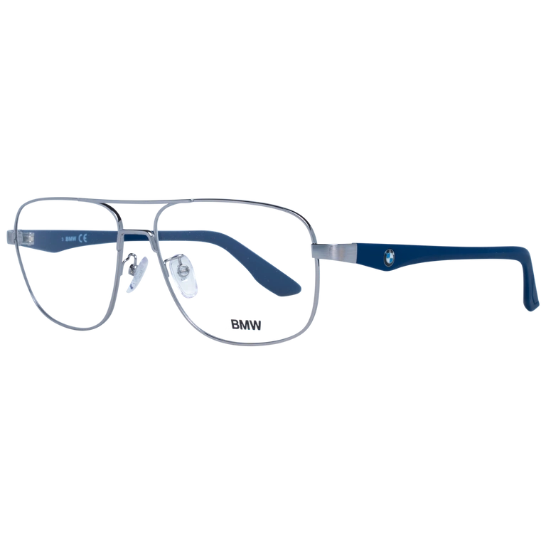 Okulary oprawki Męskie BMW BW5019 014 57 Srebrne