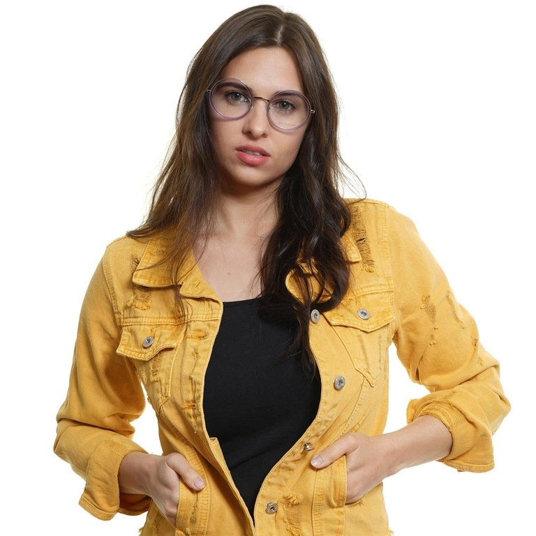 Okulary oprawki damskie Emilio Pucci EP5113 080 49 Fioletowe