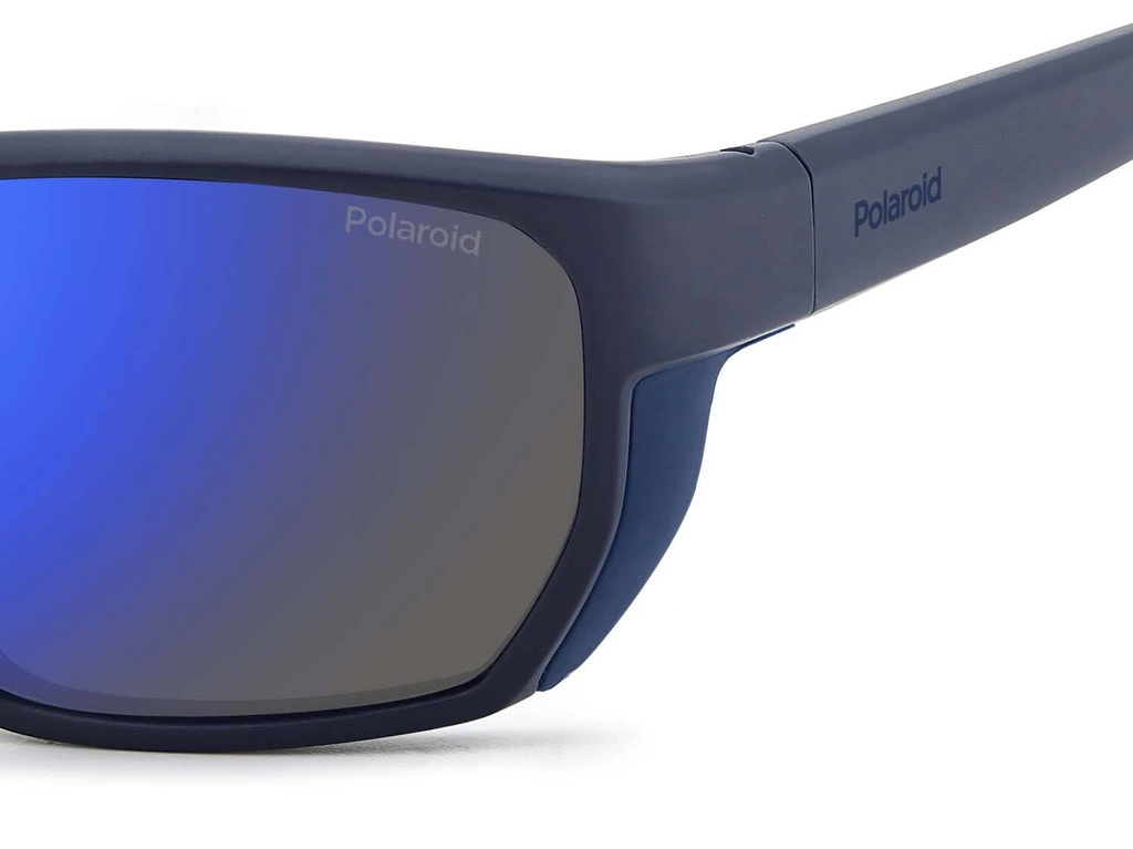 Okulary przeciwsłoneczne męskie Polaroid PLD 7057/S FLL605X Granatowe