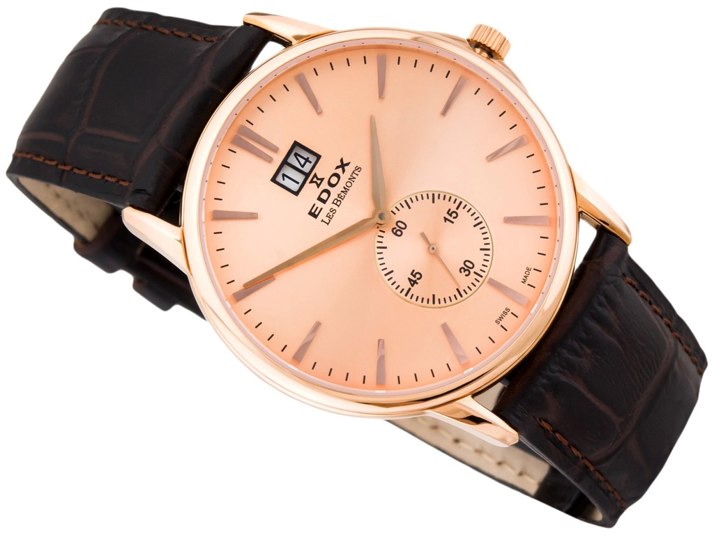 Zegarek męski EDOX Les Bemonts 64012 37R ROIR