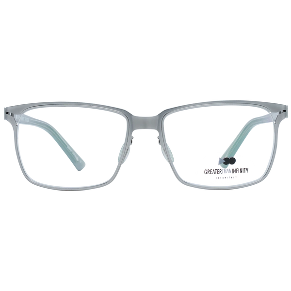 Okulary oprawki Męskie Greater Than Infinity GT029 V02 55 Srebrne